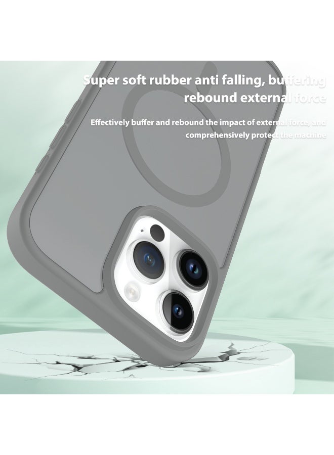iPhone 16 Pro Max Skin Feeling Case With MagSafe - Dark Grey - Image 3
